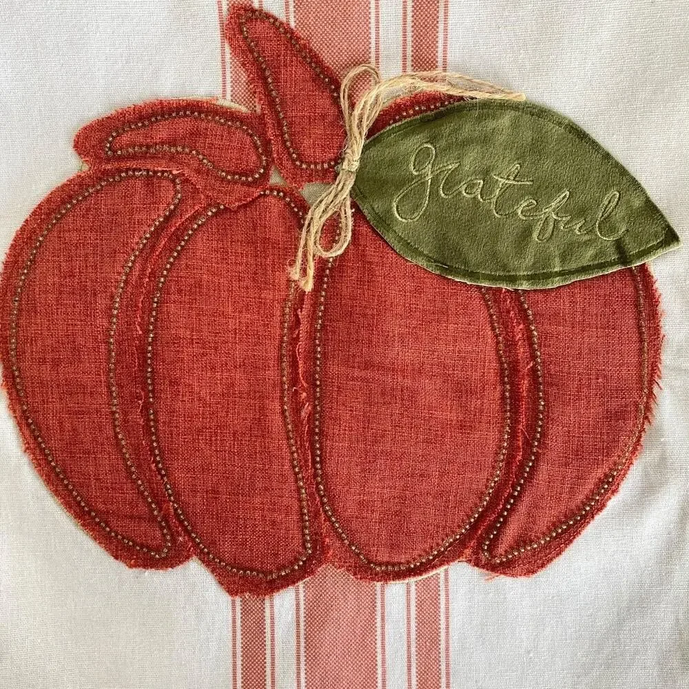 Splendid Home Embroidered Pumpkin Harvest Fall Table Runner 72